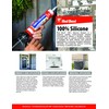 Red Devil 081660 100% Silicone Architectural Grade RTV Sealant, A