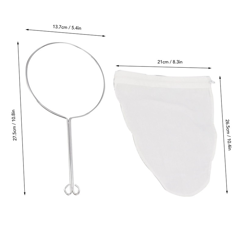 10Pcs Ultra Fine Mesh Strainer Bag Resuable Mesh Filter Bag