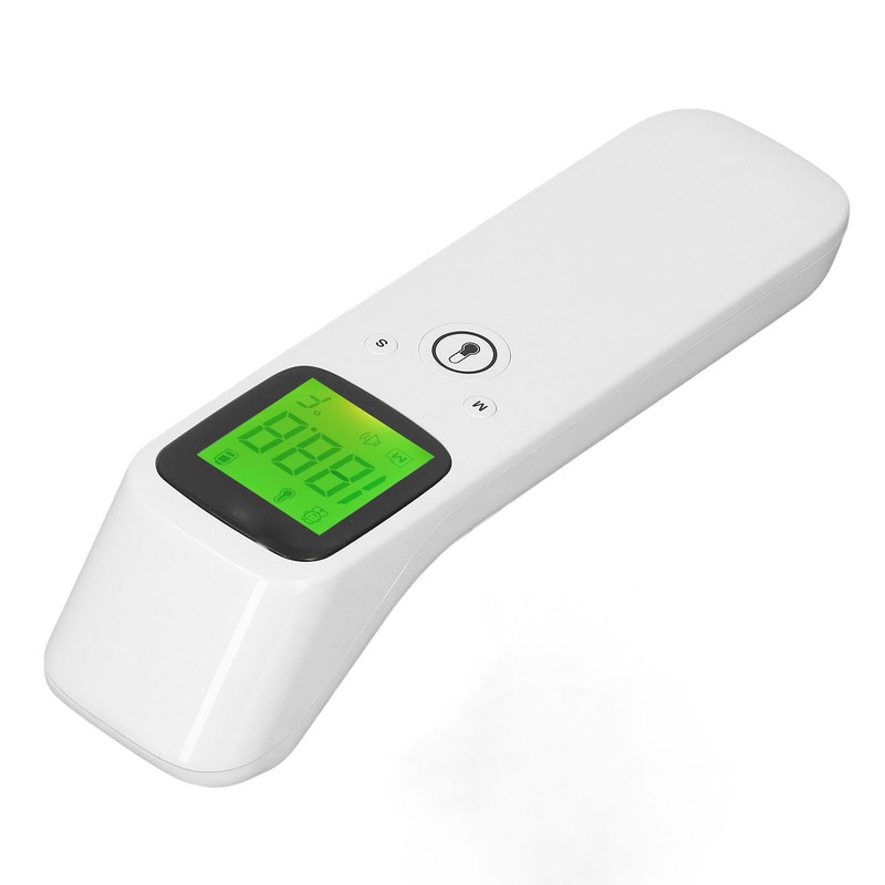 Forehead Thermometer White Large Display Memory Function Handheld Infrared Baby