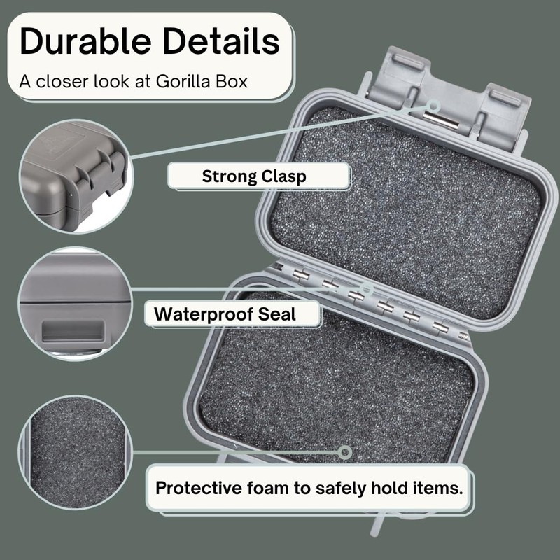 Hide a Key Outside with our Grey Magnetic Box, Our