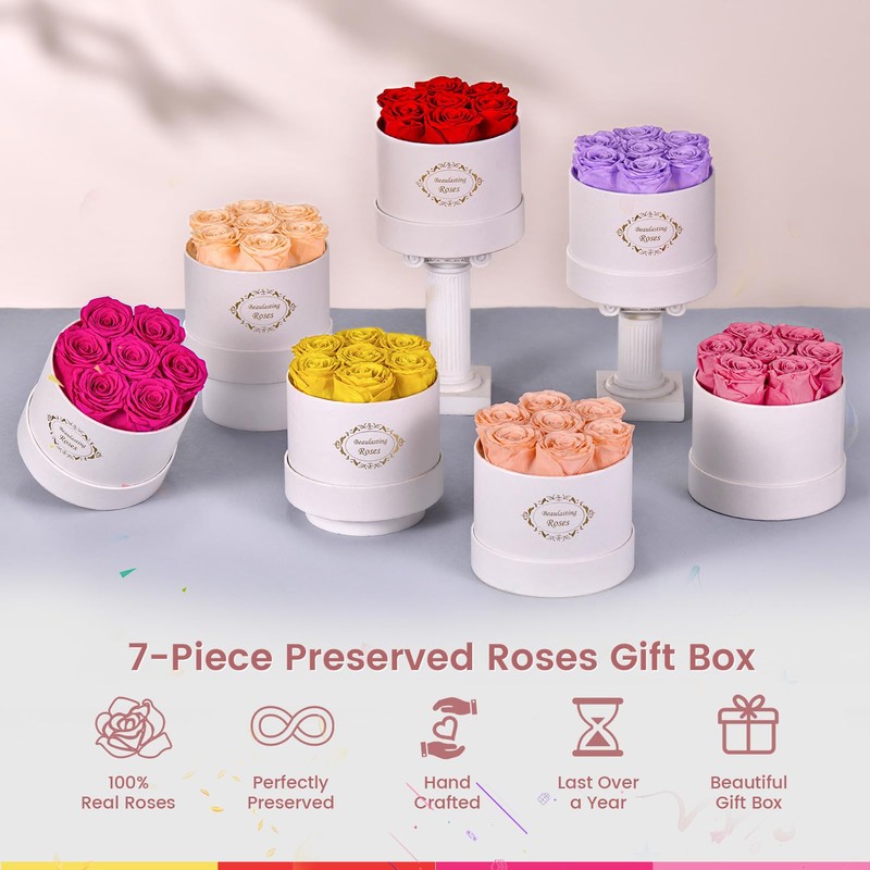 Beaulasting Long Lasting Preserved Roses in a Box Last a