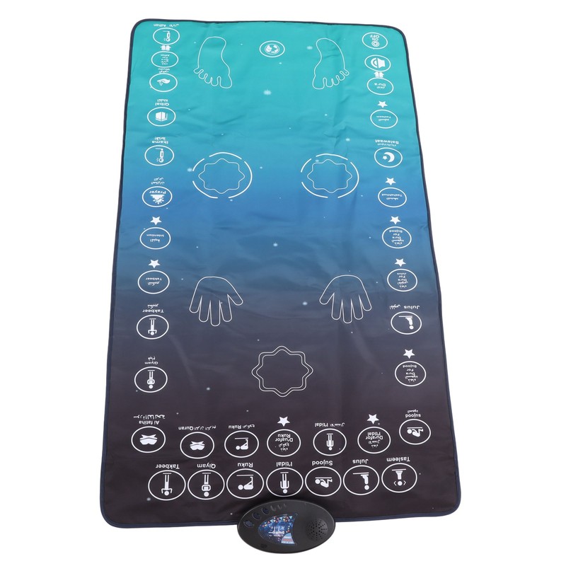 Electronic Muslim Prayer Mat 7 Languages Smart Touch Sensitive Educational
