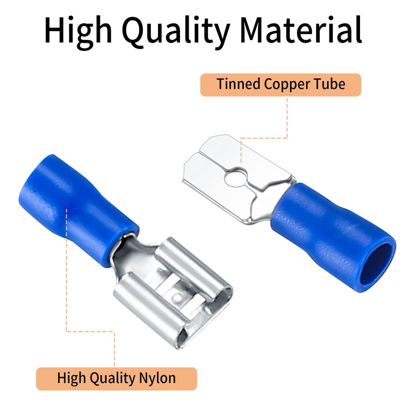 320 Pcs Electrical Connectors, Insulated Crimp Connectors, Auto Car Male/Female