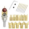 Meichoon Carbide Ball Blade Buddha Beads Drill 6-25mm Woodworking Milling