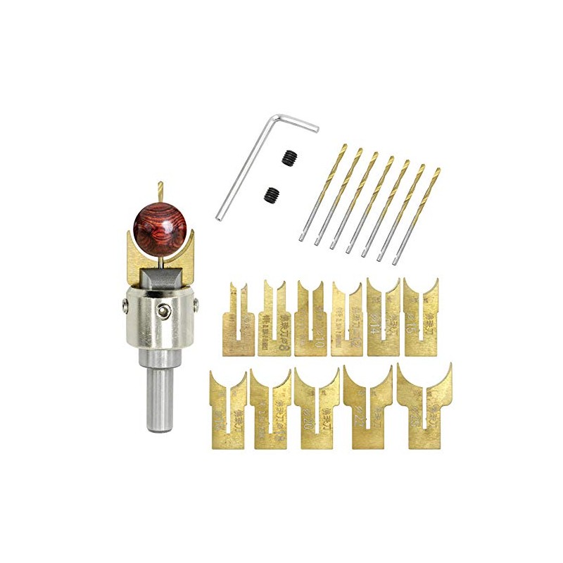 Meichoon Carbide Ball Blade Buddha Beads Drill 6-25mm Woodworking Milling