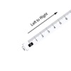 uxcell Adhesive Tape Measure 100cm Left to Right Read Measuring