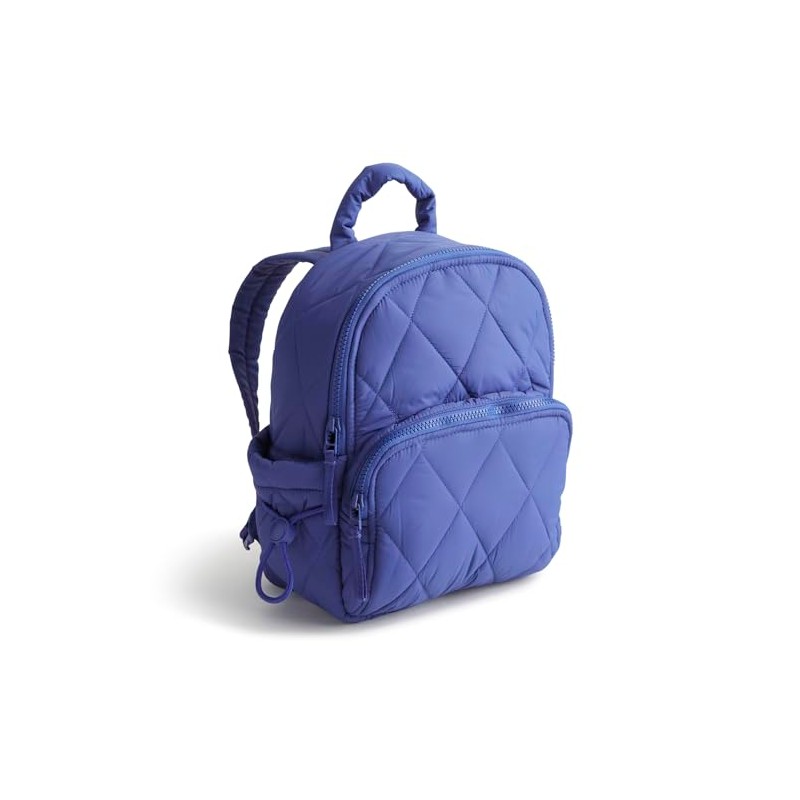Vera Bradley Women's Featherweight Small Banbury Backpack Bookbag, Deep Ultramarine,