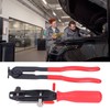 2pcs CV Joint Clamp Set Metal Ear Type Boot Banding