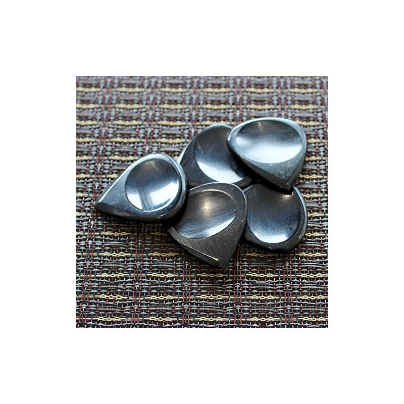 Jazz Tones Groove JAZG-BLH-1 Black Horn Single Plectrum Pick