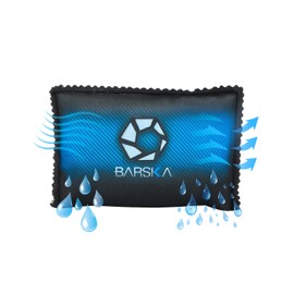 BARSKA Rechargeable Desiccant Dehumidifier - Safe Moisture Absorber for Home Closets, Gun Safes, Basement, Garage, Cars - Microwaveable - Portable Blue Dehumidifying Solution