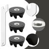 Rumyve 3Pcs Blender Couplers,Blender Rubber Coupler Replacing Kit with Removal