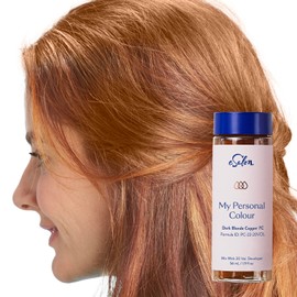 eSalon Permanent Hair Colour Set in Dark Blonde Copper 7C