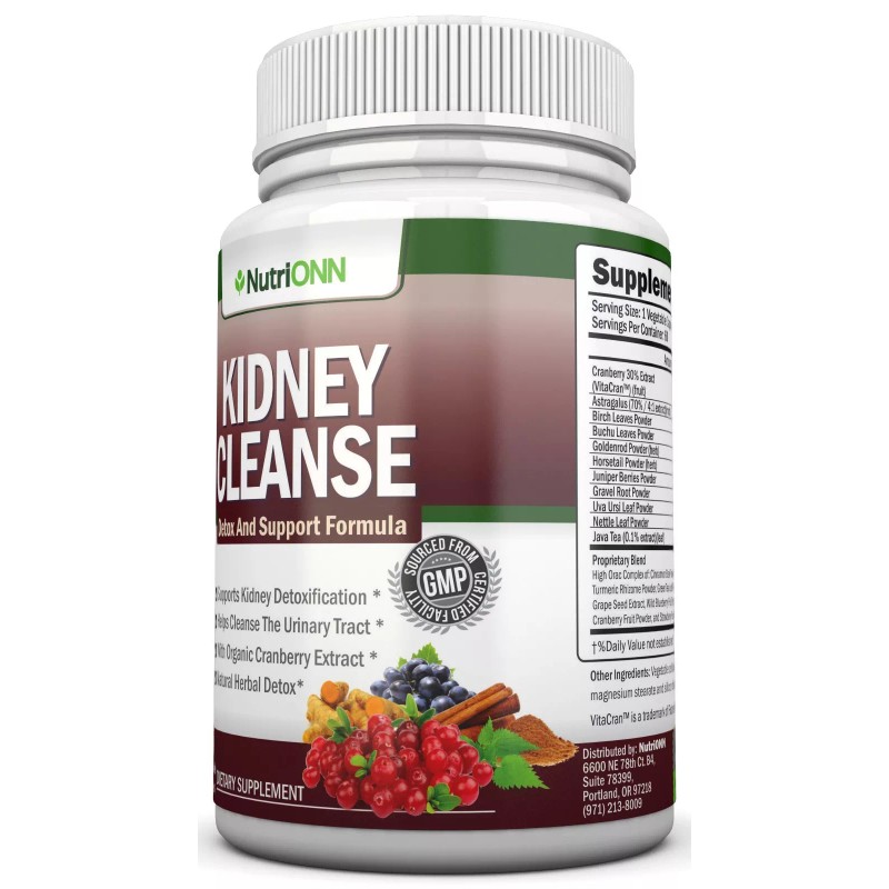 NutriONN KIDNEY CLEANSE - Detox and Support For Urinary Tract,
