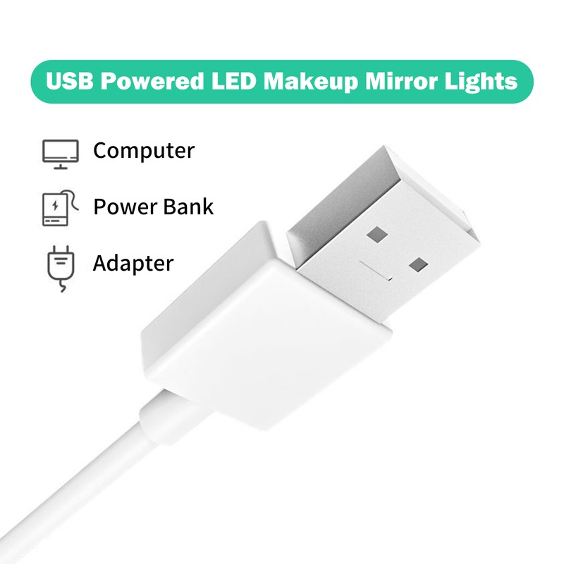 LED Makeup Mirror Lights 42LEDs Dimmable Touch Control Vanity Mirror