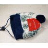wondershop at target Christmas Dog Hat Blue Pom Pom Adjustable
