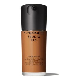 Base Líquida MAC Studio Fix Fluid | NC47 | Mate | SPF 15 Cobertura 24h Media-Alta | 30ml