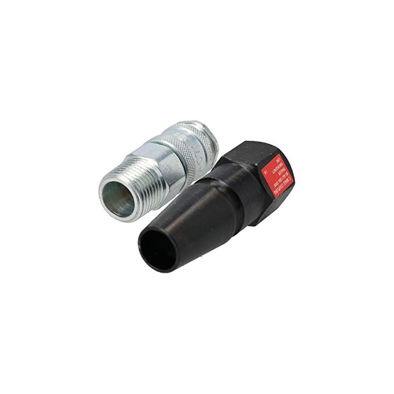 HGV Red Line C Coupling to Euro Coupler Fitting 1/2"