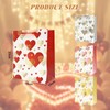 Bliceon 2Pcs Pink Gift Bags - Medium Size Hearts Gift