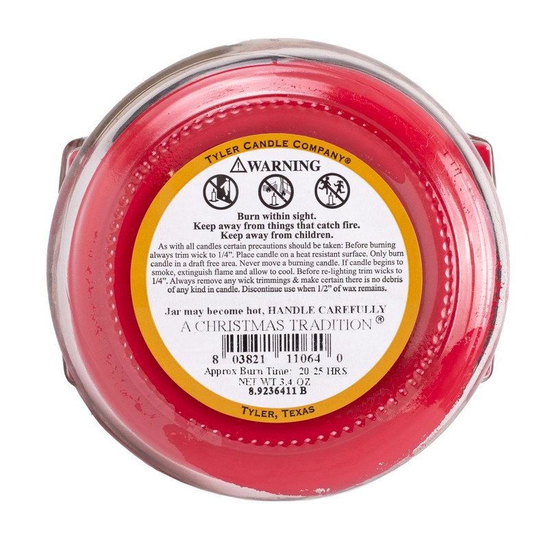 Tyler Candle Company 3.4 oz Christmas Traditions Candle Multi