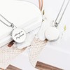 XSMZB Round Memorial Cremation Jewelry for Ashes Always in My
