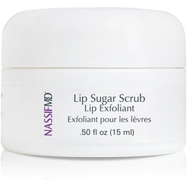 NASSIF MD Exfoliante Labial Nassifmd De Vainilla Y Azúcar, Hidratante Y Exfoliante Labial, Con Aceite De Jojoba, 14 G
