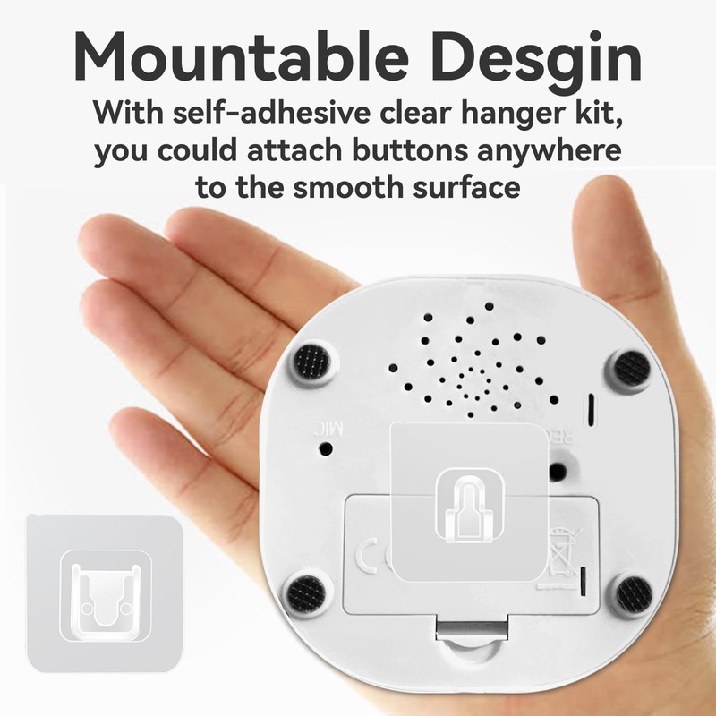 Rechargeable Pet Training Buttons - 30s Voice Recording Buttons for