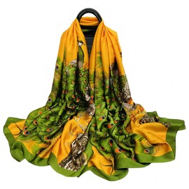 Acotavie Scarfs for Women Lightweight Print Floral Pattern Scarf Fashion Scarves Sunscreen Wraps Shawls (U&53)