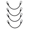 COHEALI 4pcs Elastic Straps with Hooks for Trucks Bikes and