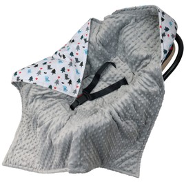 Hivia Padded Baby Seat Blanket for Swaddling Blanket, Pram Blanket, Swaddling Blanket, Baby Seat Winter, Baby First Equipment Newborn