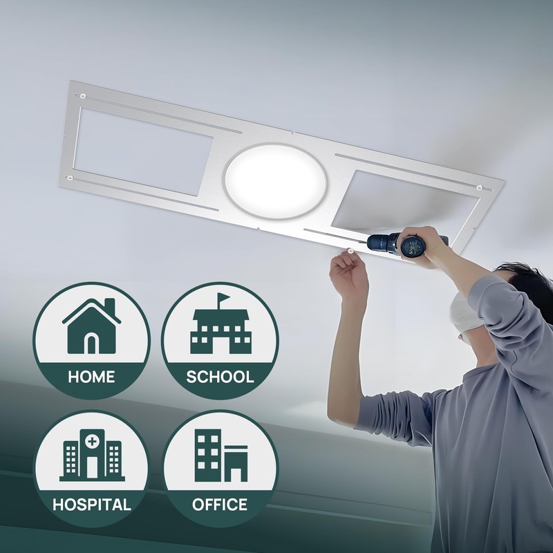 24 Pack New Construction Mounting Plate for 3/4/6 inch LED