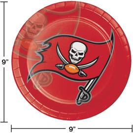 Tampa Bay Buccaneers Game Day Party Supplies Kit, Serves 8