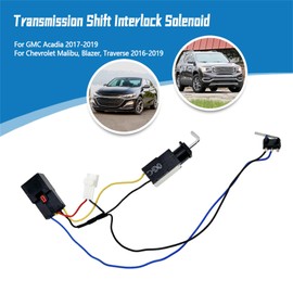 Meyffon Transmission Shift to Park Control Switch Shifter Compatible with Chevy Malibu Blazer Traverse Acadia 2016-2019 Replace 84955379, BTSI Solenoid Wiring Connector Harness