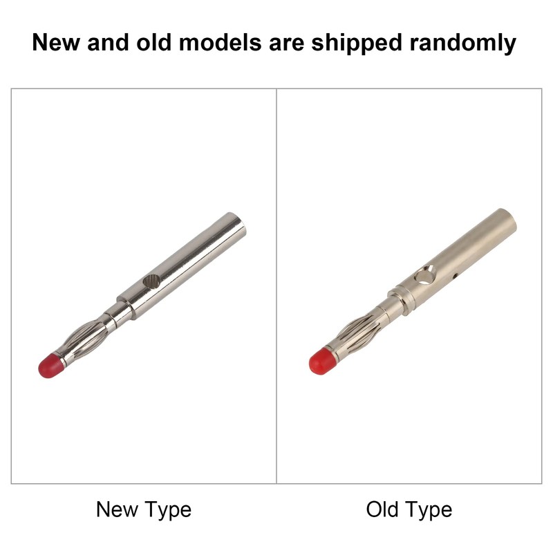 Stackable Banana Plug Connectors 4 MM Safety Fully Insulated Stackable