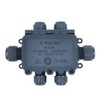 ZONADAH 6-Way IP68 Waterproof Electrical Cable Wire Connector Junction Box