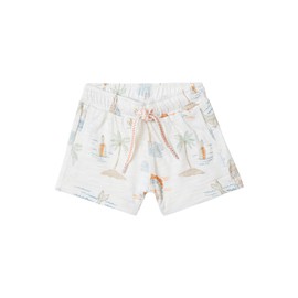Noppies Baby Boys Brookston Allover Print Shorts, Whisper White - P198