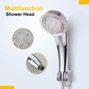 DEOLER LED Handheld Shower Head with 3 Color Temperature Changing