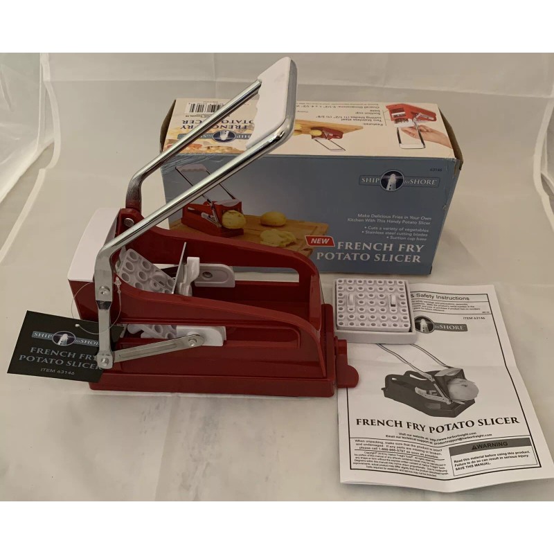 Ship to Shore Stainless Steel French Fry Cutter Potato Vegetable