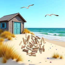 20 pezzi di legno naturale Driftwood pezzi ramoscelli decorazione spiaggia per la casa fai da te costa display arte bastoncini artigianali decorazioni per feste in legno