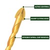 6PCS Golden Ceramic Tile Drill Bits, JOERIC Masonry Drill Bits