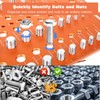 68 Nut and Bolt Thread Checker, 22 Standard, 24 Metric