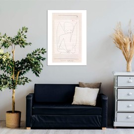 Spiffing Prints Paul Klee - Vergesslicher Engel - Small - Archival Matte - Framed
