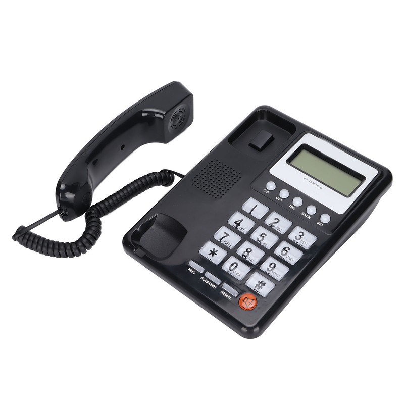 KXT8001CID Corded Telephone Multifunctional Wired Landline Phone with LCD Display