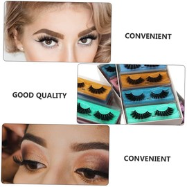 HONMEET 10pairs Mixed Faux Eyelashes Dense Volume Exaggerated Imitation Hair Comfortable for All-day Wear for Dramatic Eye Looks