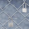 2 Pcs Stainless Steel Padlock Security Lock with Key Small