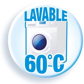 SPONTEX Abtropfunterlage Decorado, zum Trocknen von Geschirr und Gläsern, rutschfest und saugstark, waschbar, 30 x 45 cm, weiß/blau, 1 Stück