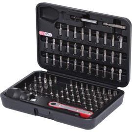 KS Tools 911.208 CLASSIC Security Bit Set, 99 Pieces, 1/4-Inch