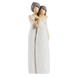 Mother Daughter Hugging Figurine Statues Resin Mother Daughter Hugging Figurine Statues Mother Daughter Gifts, Home Bedroom Decor