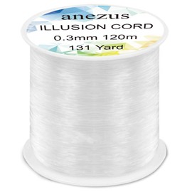 anezus Fishing Line Nylon String Cord Clear Fluorocarbon Strong Monofilament Fishing Wire