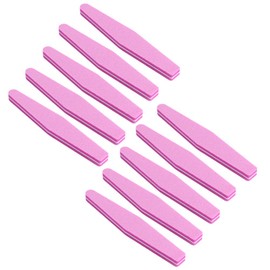 Lurrose 10pcs Nail Files Sponge Double Sided Polishing Boards Nail Buffers Professional Nail Polisher Manicure Tools Pink