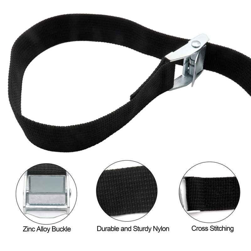 Short Tie Down Straps with Clamping Lock Lashing Strap Bicycle
